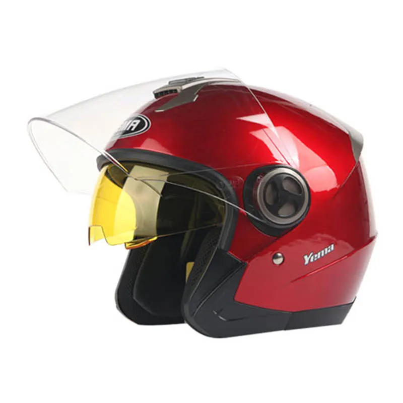 YM-623 vega scooter design open face helmets with dual visors