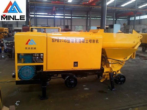 8 cubic meter per hour diesel shotcrete machine concrete pump for sale