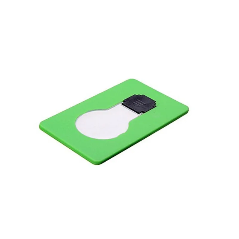 Portable Mini Pocket LED Credit Card Light Plastic Key Chain