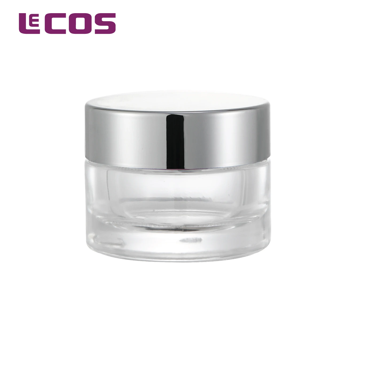 Wholesale 15g Thick Bottom Cosmetic Packaging Containers Transparent Jar Round Glass Cream Jar