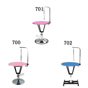 Manufacturer Lifting Adjustable Height Hydraulic Round Dog Grooming Table