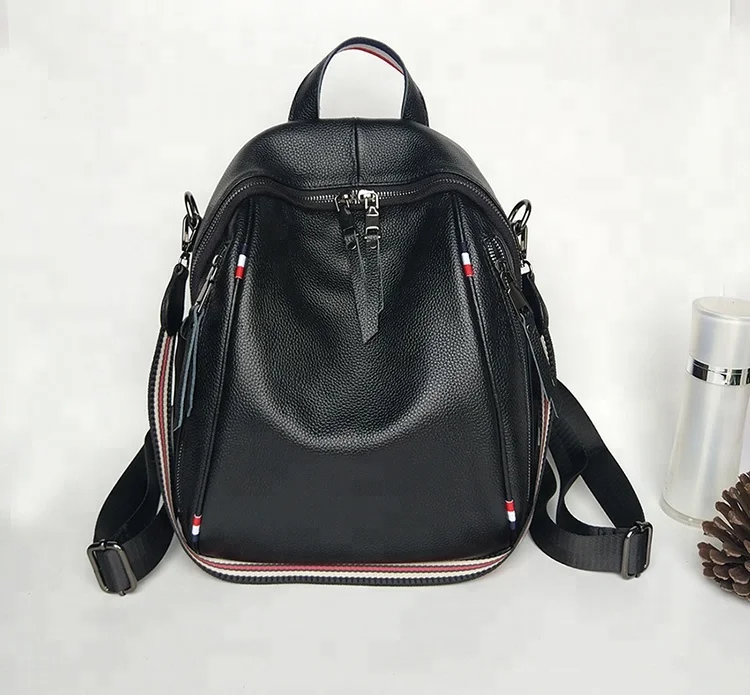 OEM Genuine vintage leather women backpack Fashon backpack for girl bag boy