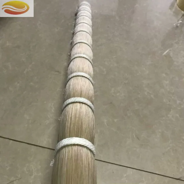 
Sell Violin Bow Hair Material Mongolia Stallion White Horse Tail Hair 