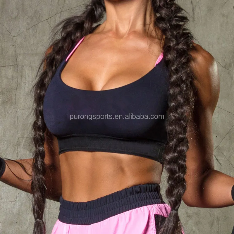 High Quality Fitness Yoga Bra Custom Active Wear Workout Wholesale Sports Bra Women