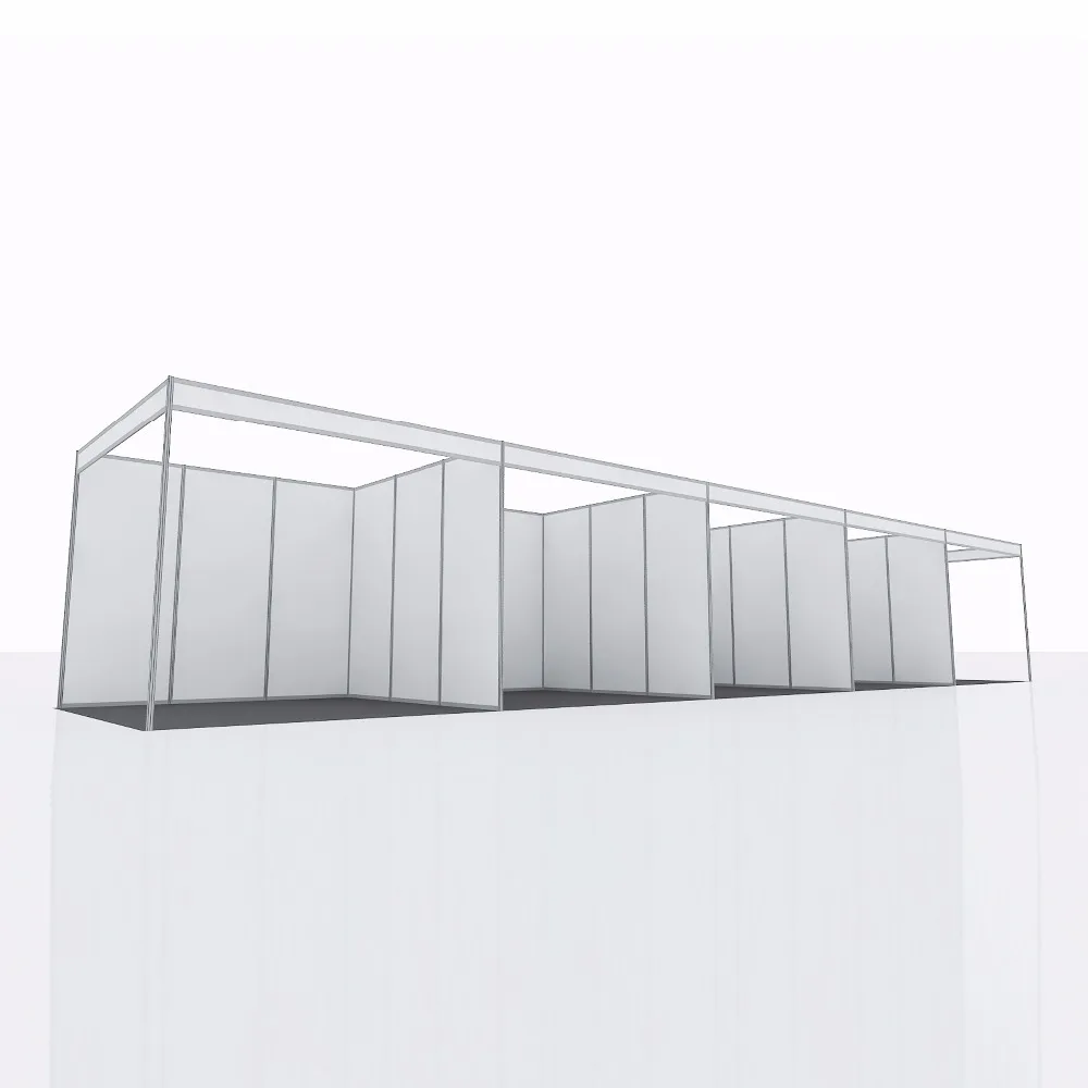 10x10ft modern standard trade show exhibition booth for expo