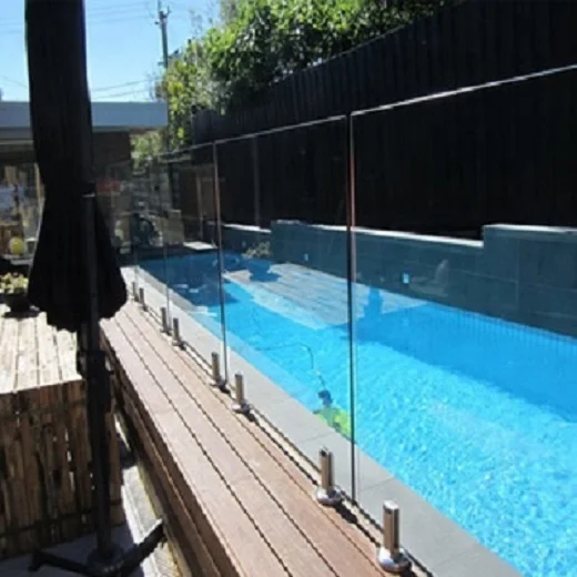 Shandong Glass 13.52,17.52mm tempered Laminated Glass for Swimming Pool Fence