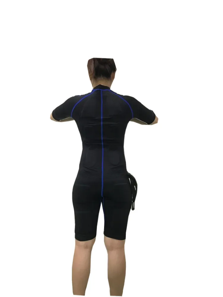 Wireless fitness electro stimulation suit / ems body training dry electrode suit