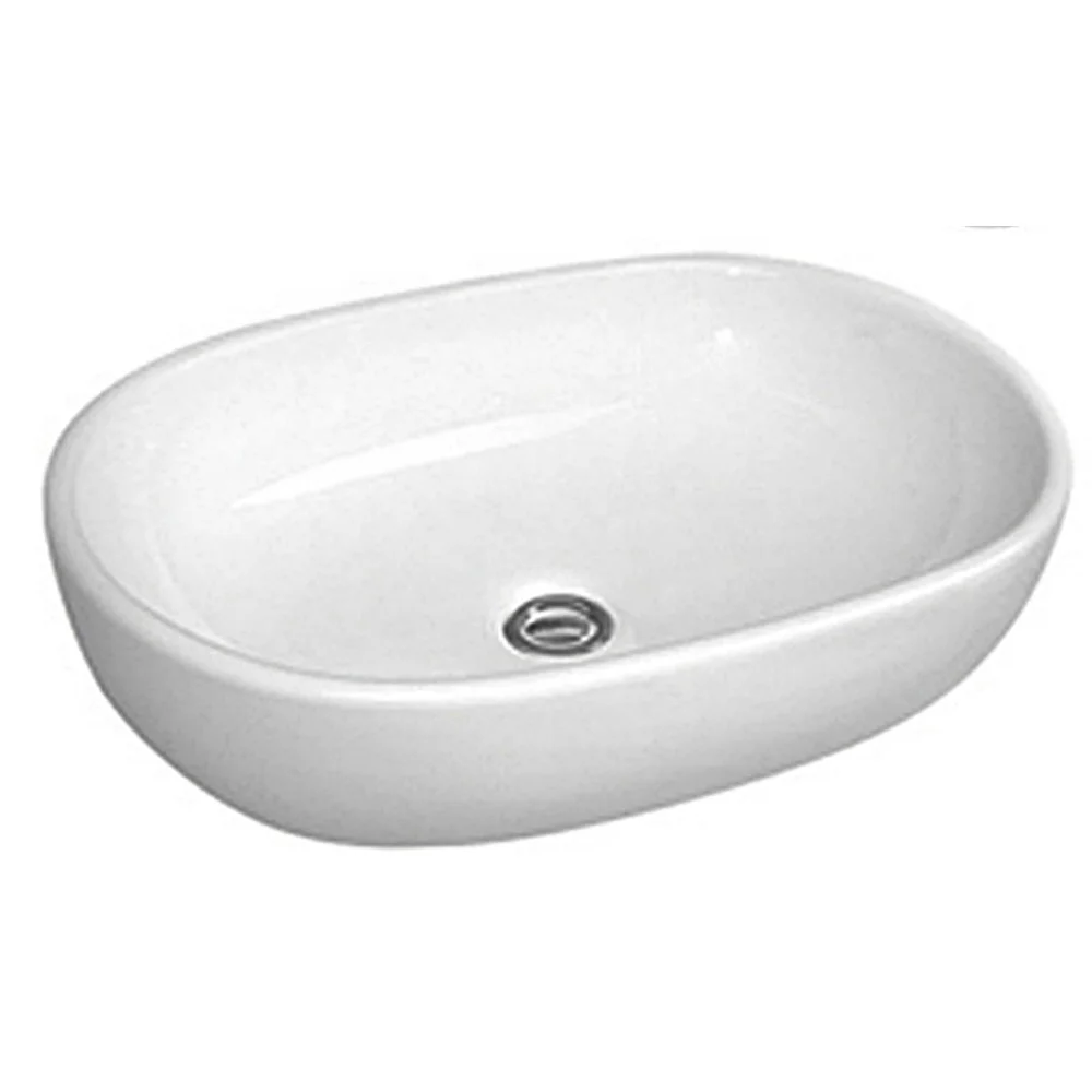3014 Semicircle Porcelain Basin Bathroom Vanity Art Sink Round Minimalism Desgin