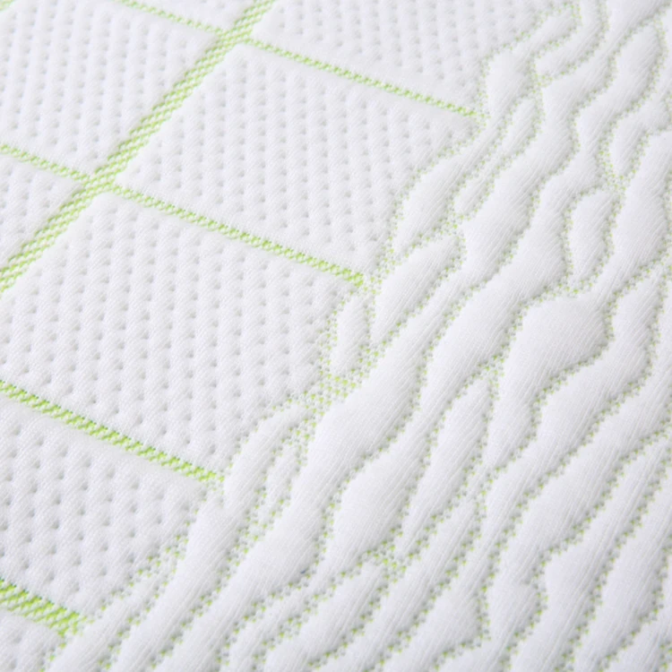 Flame Retardant Memory jacquard pillow cushion aloe vera 600d thin waterproof polyester fabric