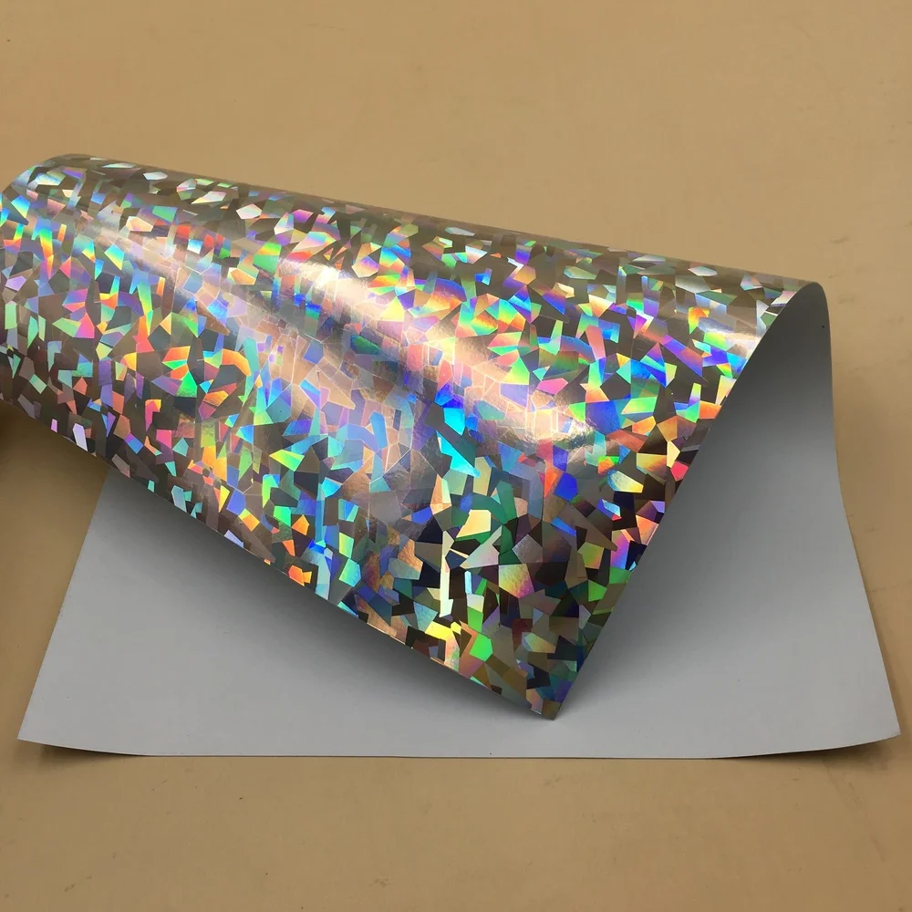 Colorful waterproof silicone frosted acrylic coated pet film tape label