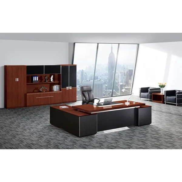 
Modern Office Building Dimensions Boss Wooden Design Office CEO Executive Desk 