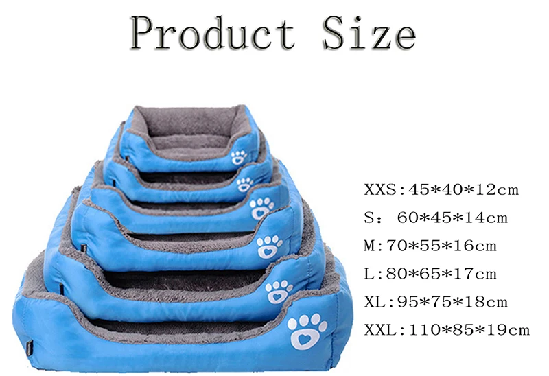 Китай, товары для домашних животных, диван-коврик, удобная подушка с принтом «Собачья лапа», новая прямоугольная мягкая плюшевая кровать в форме маленького животного