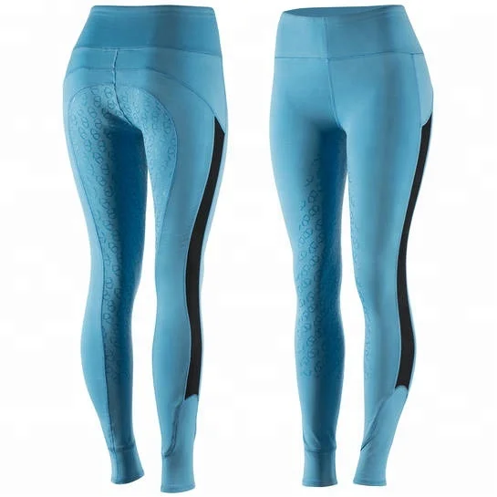 High quality Equestrian Thick  Full Seat Silicone Racer Pants Polyester Horse Riding Breeches