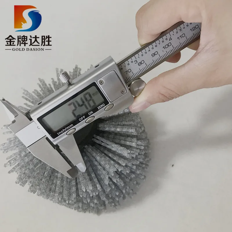 Abrasive wire wheel brush drum burnishing polishing wheel grit for wooden