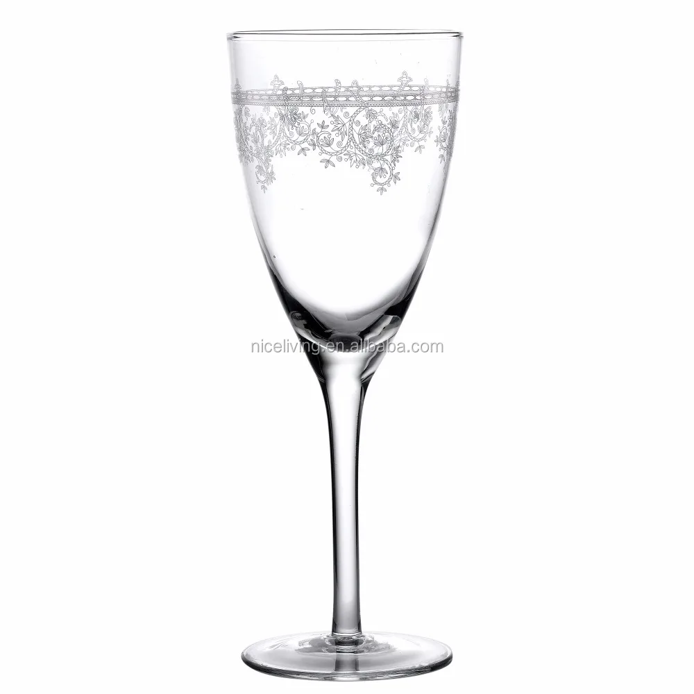 Elegant Vintage Red Wine Glasses 13oz / 370ml