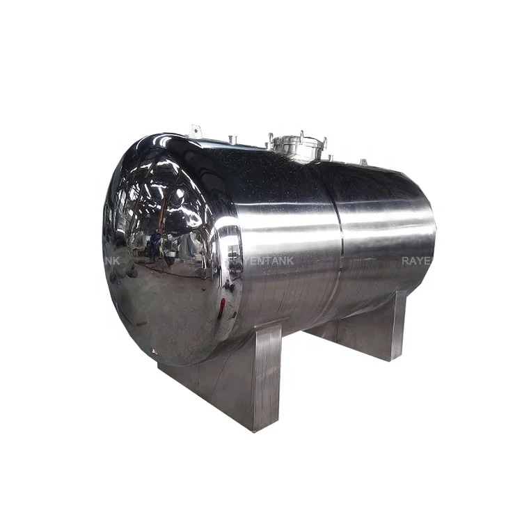 stainless steel buffer vessel horizontal stainless steel water tank