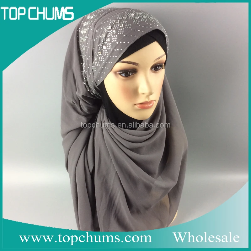 wholesale muslim cap women chiffon saudi kuwaiti hijab