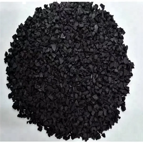 Natural Black rubber granules infill for artificial grass sports fields