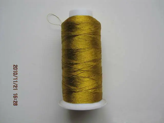 MX-type 125g weight superior quality polyester Metallic Thread & Yarn
