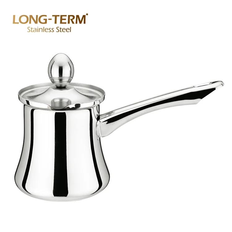 L10298782 S/S 201 Long Handle Stainless Steel Coffee Warmer Turkish Coffee Maker