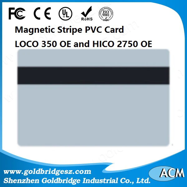 Китай alibaba с Магнитной Полосой ПВХ rfid Карты с ЛОКО 350 Э и HICO 2750 OE