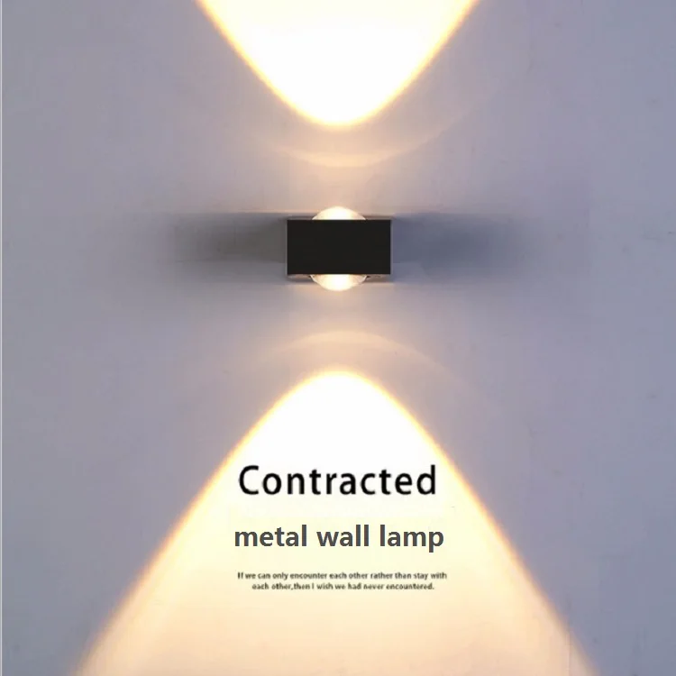 LED double side lighting corridor aisle photo lamp outdoor waterproof wall lamp