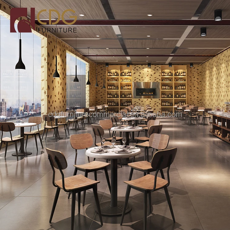 Коммерческие фанеры столовая столы и стулья кофе магазин мебели