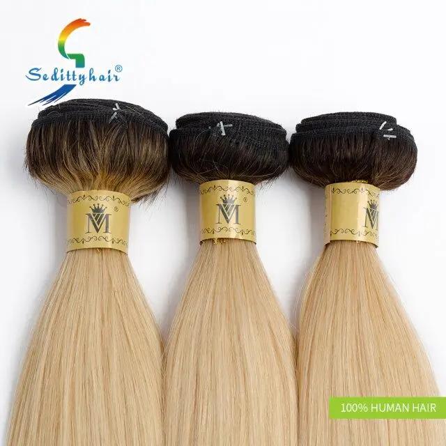 New  colored brazilian hair 3 tones  hair  wholesale