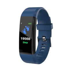 Best sell like hot cakes Smart bracelet 115plus hr wrist band ladies men watch activity fitness tracker