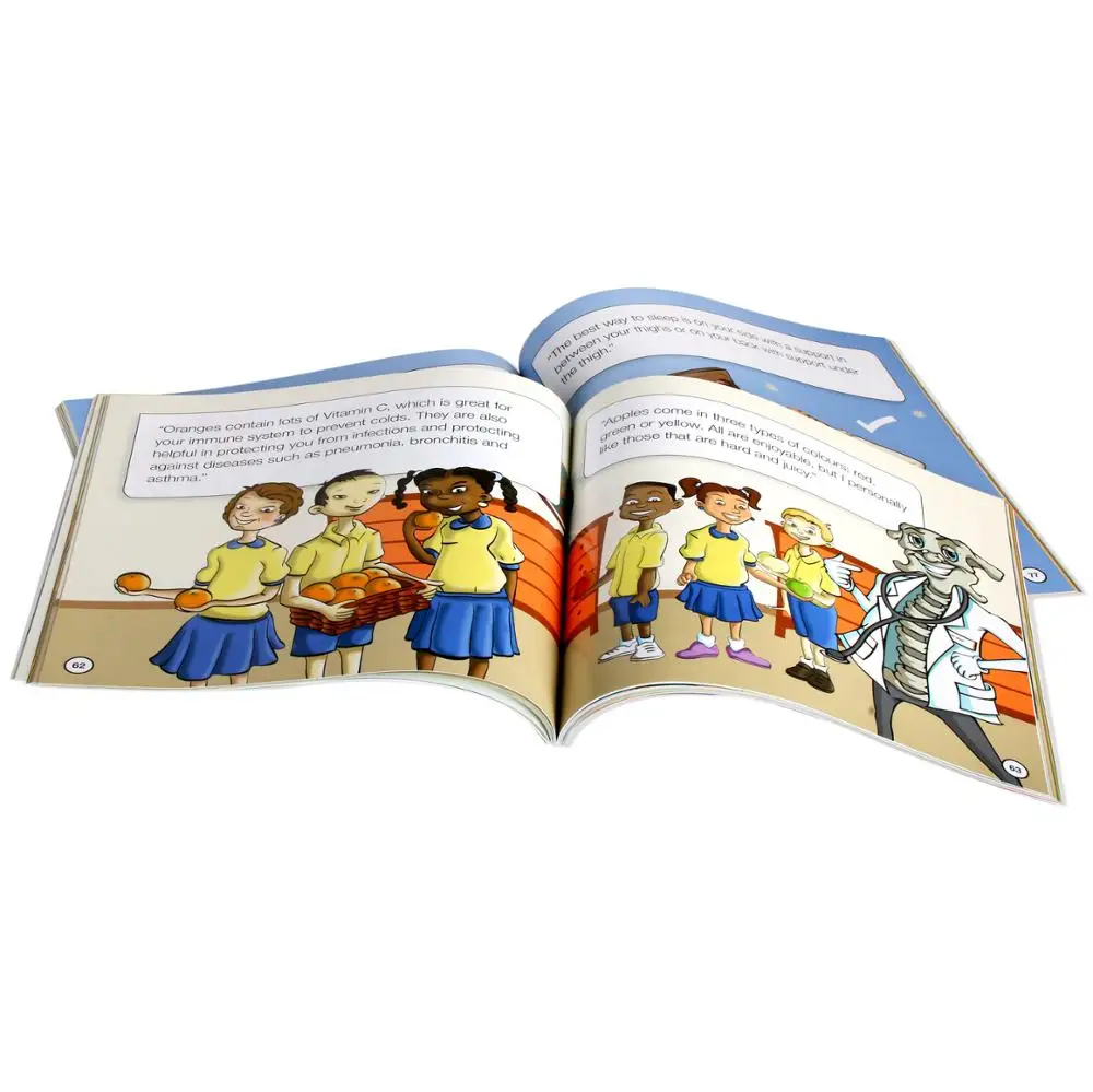Offset printing English adult comic book printing service in Shanghai