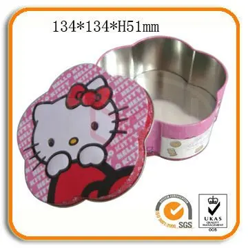 Wholesale Lovely Hello Kitty Tin Box