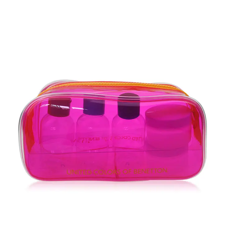 
30ml/50ml/60ml/80ml Plastic PET Empty Travelling Bottle Cosmetic Sets PVC Travel Kit Bag 