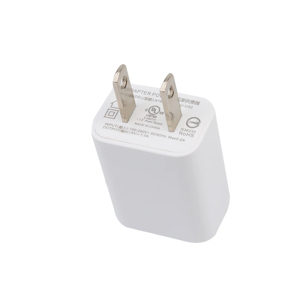 
Own factory mini 5W 5V 1A US Plug UL FCC Certifiacation USB Charger 