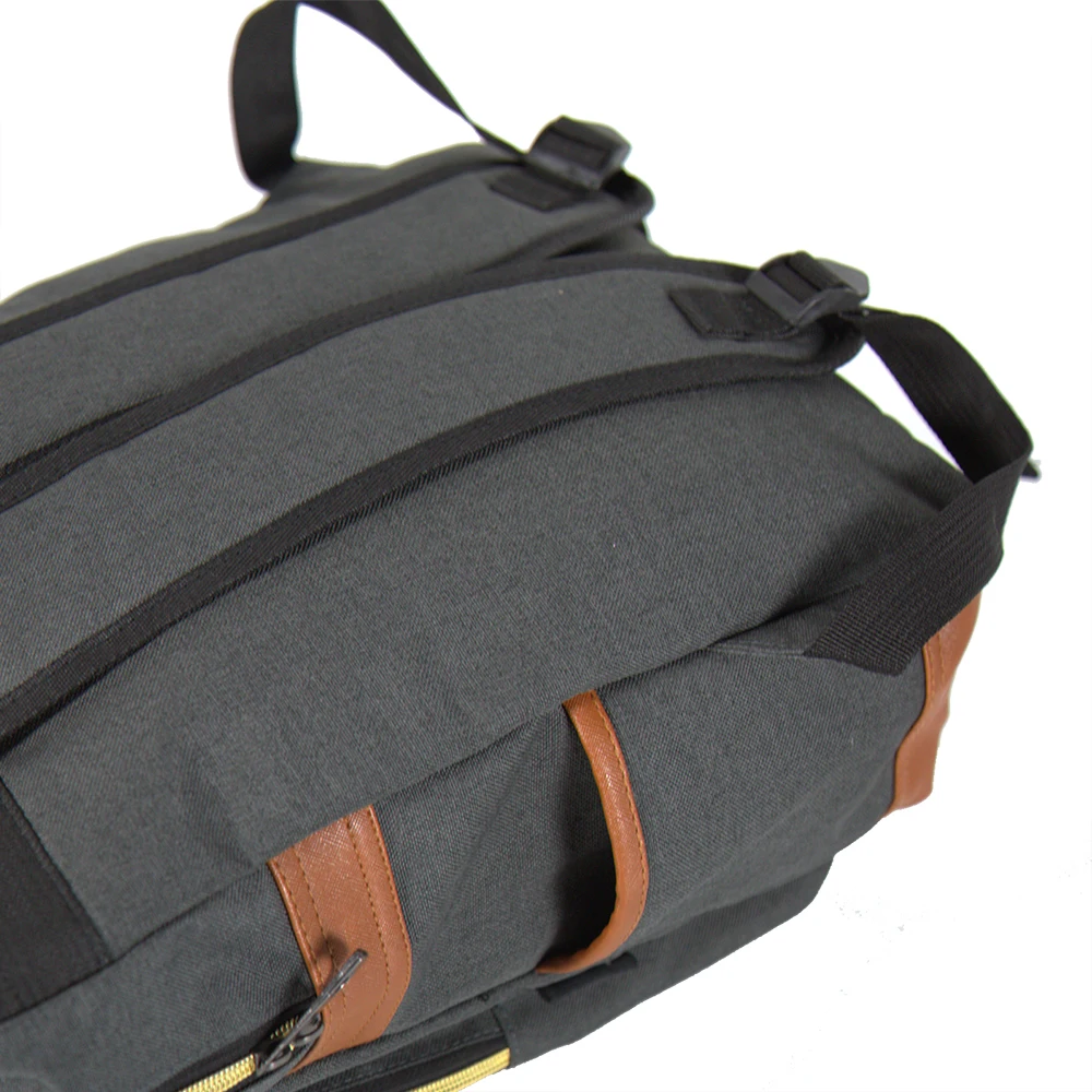 
vintage high quality water proof multi pocket resistant durable canvas school bag 