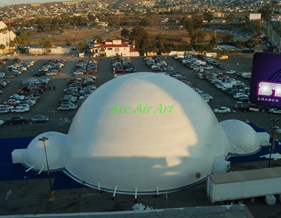 inflatable 3d holographic projection screen / inflatable planetarium dome / inflatable 360 degree screen