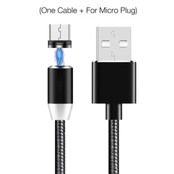 Лидер продаж 2020 Amazon, высокое качество, 1 м, Магнитный зарядный кабель Micro Usb для сотового телефона, Тип C, кабель быстрой зарядки