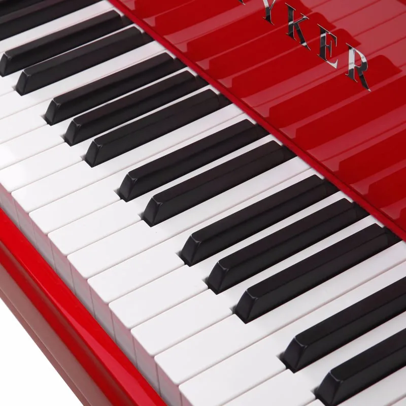 HD-L123 Upright 88 key Digital Piano Red Polish w/ Midi interface , electronic piano Touch Response Keys