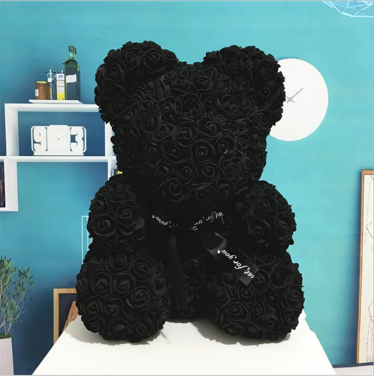 
Artificial Flowers Rose Teddy Bear for Mothers day gifts rose rabbit 
