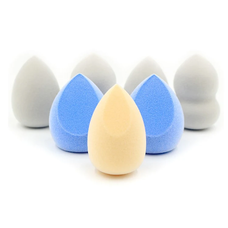 Top Seller Cosmetics Flocked Beauty Sponge Dual Layer Fuzzy Velvet Microfiber Makeup Blender