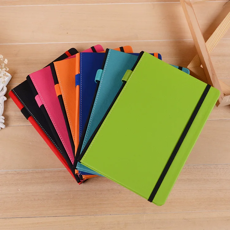 2020  journal leather Notebook with Pen Loop - Elegant Black  Notepad with Premium Thick Paper A5