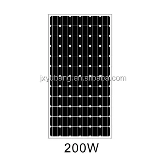 
190 Watts 24 Volts Mono crystalline solar pv panel 