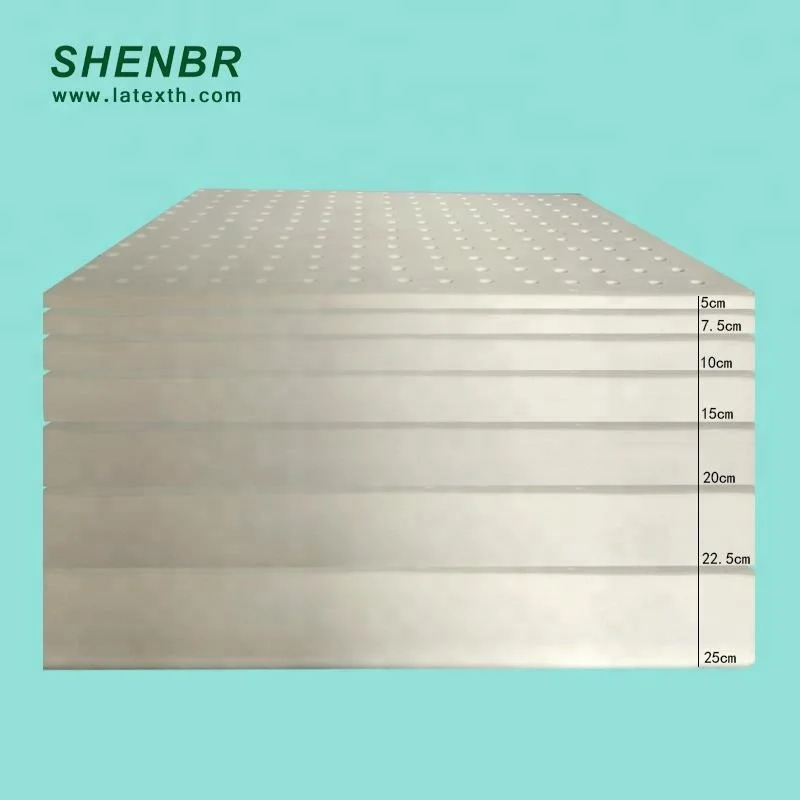 25cm Thickness Cheap Vacuum Pack Orthopedic Natural Latex Mattress