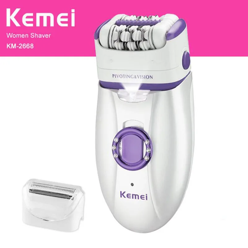2 in 1 Electric Epilator for Women Body Depilatory Female Rechargeable Shaver Dep Ilation Machine Hair Removal 220 240V
