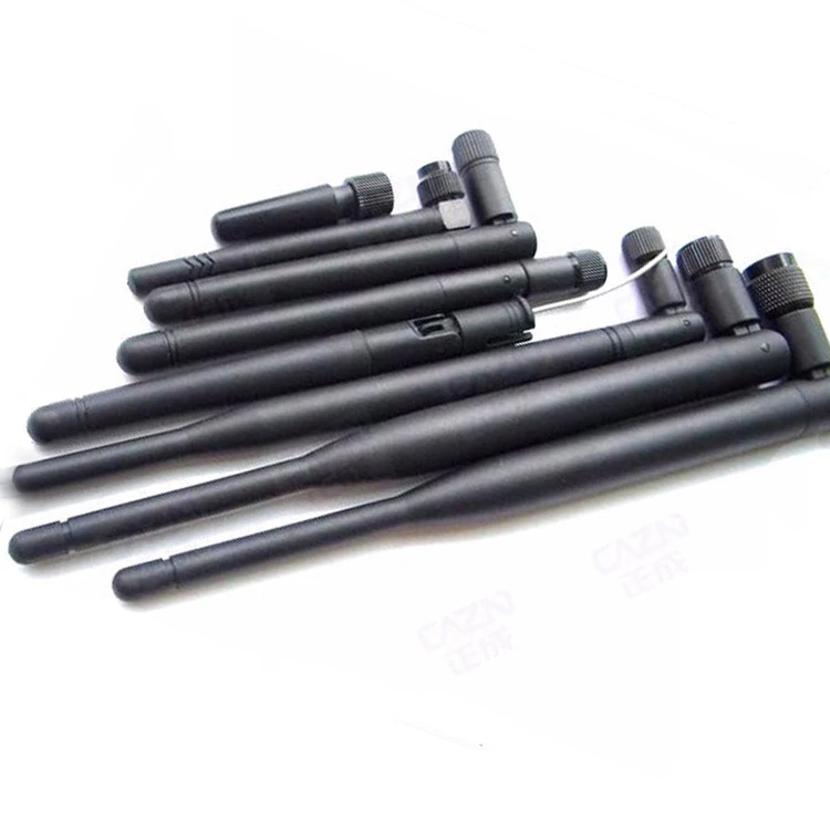 868 мГц черный резиновый Whip дипольных антенн с Вращающийся SMA разъем