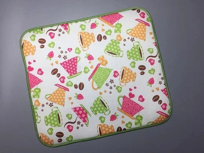 Chinese Manufacturer Selling Custom Superfine Fiber 100% Microfiber Printing Absorption Kitchen Mat