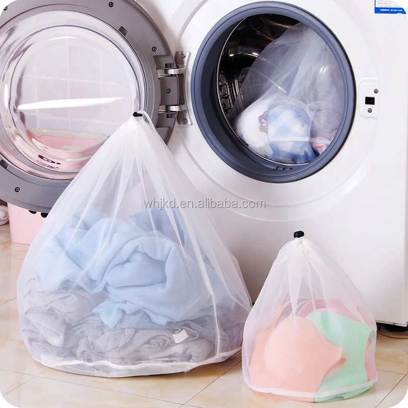 foldable lingerie wash polyester laundry bag for washing machine