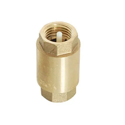 Brass Vertical Spring Check Valve BSP or NPT Thread