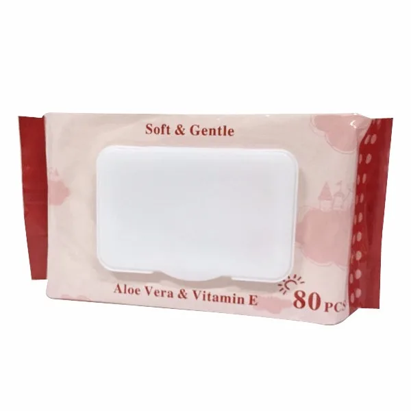 80PCS skin care hygiene Baby care wet wipes baby wipes dispenser wet tissue  spunlace fabric for wet wipes