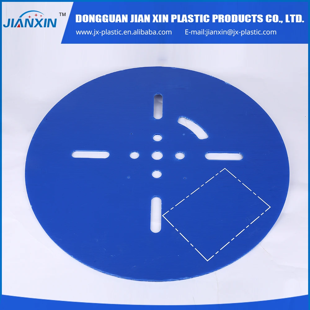 Оптовой пользовательских Цвет гофрированной pp полый лист