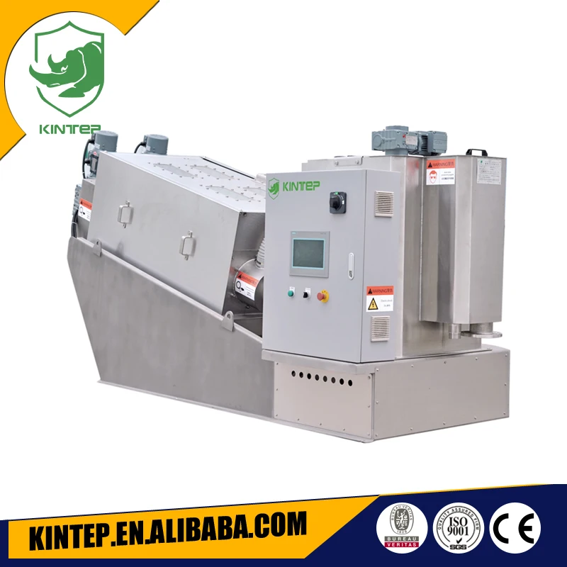 Kintep sludge dewatering machine screw press for palm oil industry